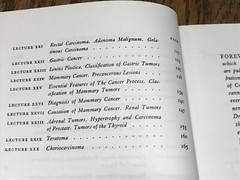 Lectures On Tumor Pathology By James Ewing M.D. Cornell University in 1934, Rare