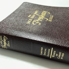 KJV Jack Van Impe Prophecy Bible Burgundy Leather Red Letter Limited Edition