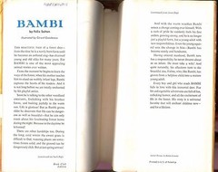 Bambi Felix Salten Deer Fawn Junior Deluxe Editions Book Hardcover Dust Jacket