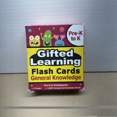 Gifted Learning Flash Cards Pre-k To k