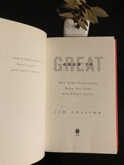 Jim Collins Good To Great Harper Business 2001 First Edition H/C D/J L/N Econom.