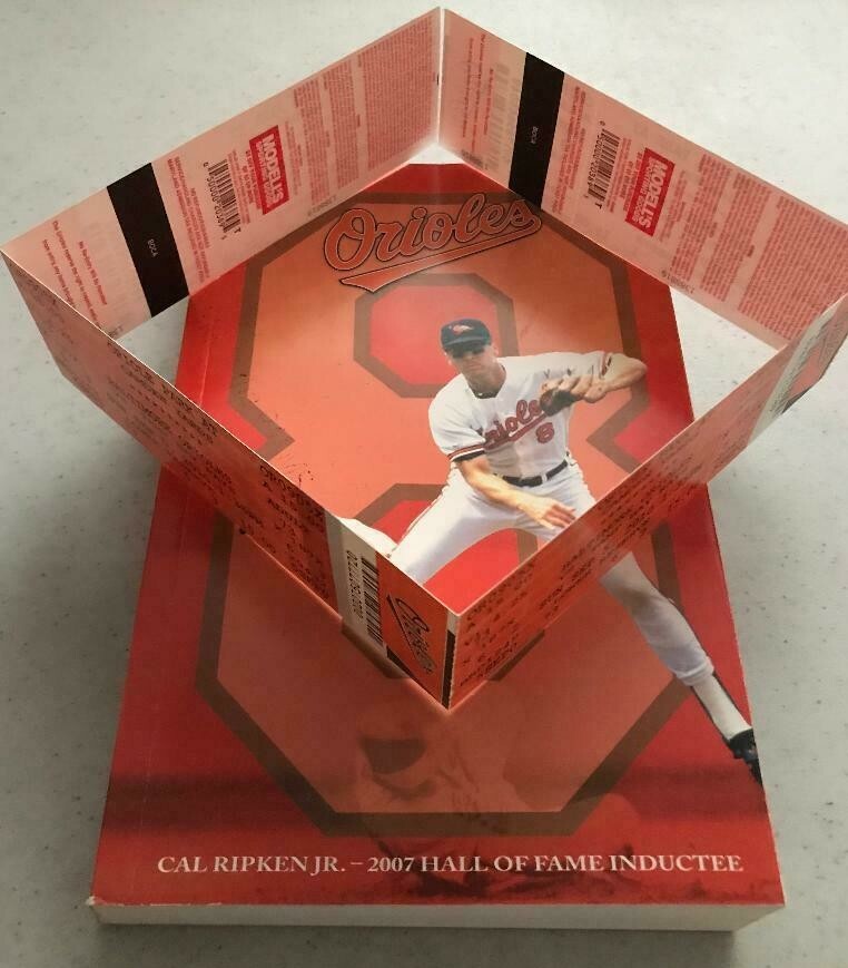 ORIOLES INFORMATION & RECORD BOOK ~ 2007 ~ CAL RIPKEN JR ~ PLUS 4 2010 TICKETS!
