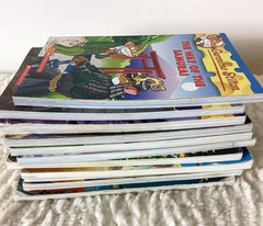 Geronimo Thea Stilton Books Lot of 11 Ages 7-12 Illustrated Adventure + 2 Audio