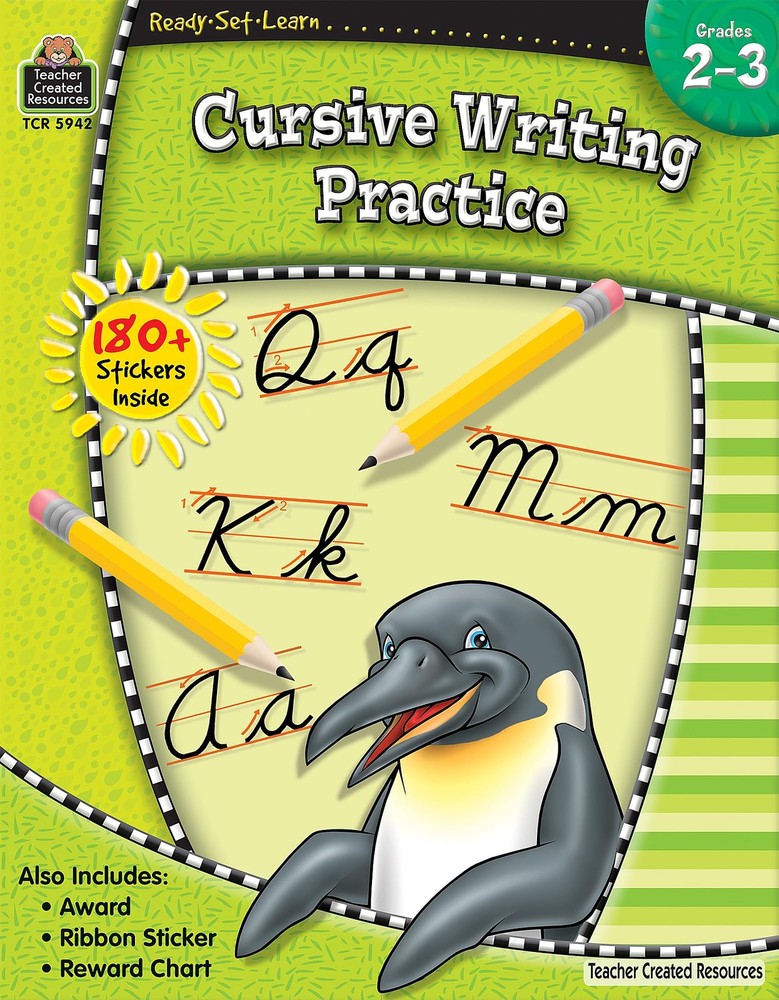 Ready•Set•Learn: Cursive Writing Practice, Grades 2–3 from Teacher Cre…