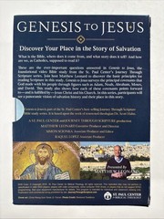 Genesis To Jesus: Journey Through Scripture DVDs, Leader Guide, 4 Workbooks