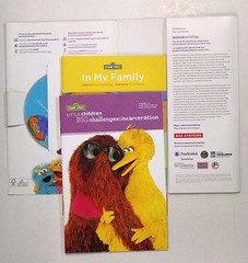 Sesame Street Little Children Big Challenges:Incarceration Ages 4-8 Book/DVD Kit
