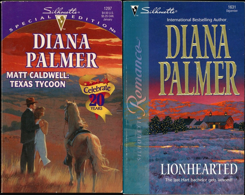 Long Tall Texans Romance Western Lot of 2 Paperback by Diana Palmer