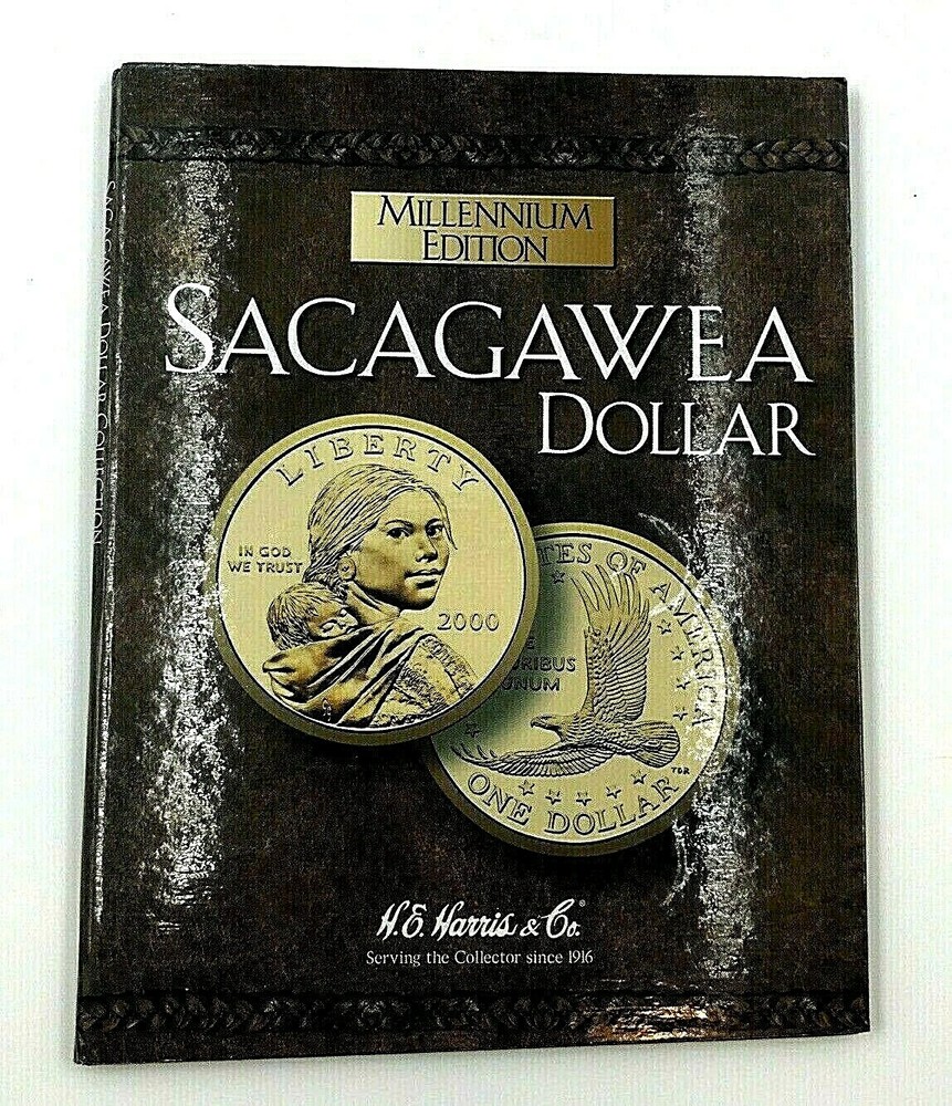 Harris Sacagawea Dollar Coin Folder Book #2762 Millennium Edition 2000-2004 Ver.