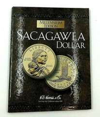 Harris Sacagawea Dollar Coin Folder Book #2762 Millennium Edition 2000-2004 Ver.