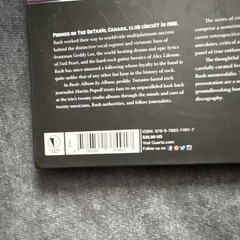 Voyageur Press Rush Album by Album Martin Popoff Hardcover 2010s Rock Music