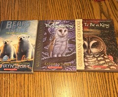 Lot of 3 Kathryn Lasky Scholastic Books – Bears of the Ice, Ga’Hoole PB