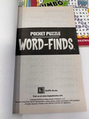 Lot of 5 Dell Penny Press Kappa Word Search Find Puzzle Books Jumbo,Tick Tock