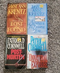 10 books- Susan Isaacs- Patricia Cornwell-Jayne Krentz Romance Suspense Mystery