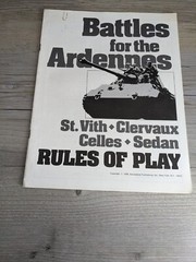 Battles for the Ardennes Replacement Rules of Play & Campaign Rules SPI 1978
