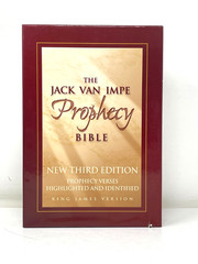 KJV Jack Van Impe Prophecy Bible Burgundy Leather Red Letter Limited Special Ed.