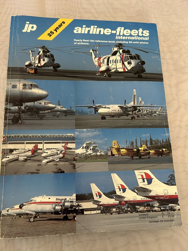 JP Airline Fleets International 91, U. Klee, Bucher Publ., illustrated