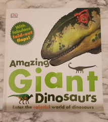 Lot of 4 Dinosaurs Children’s Books~Amazing Giant/Pop up/Patricks~Dinosaur Tooth
