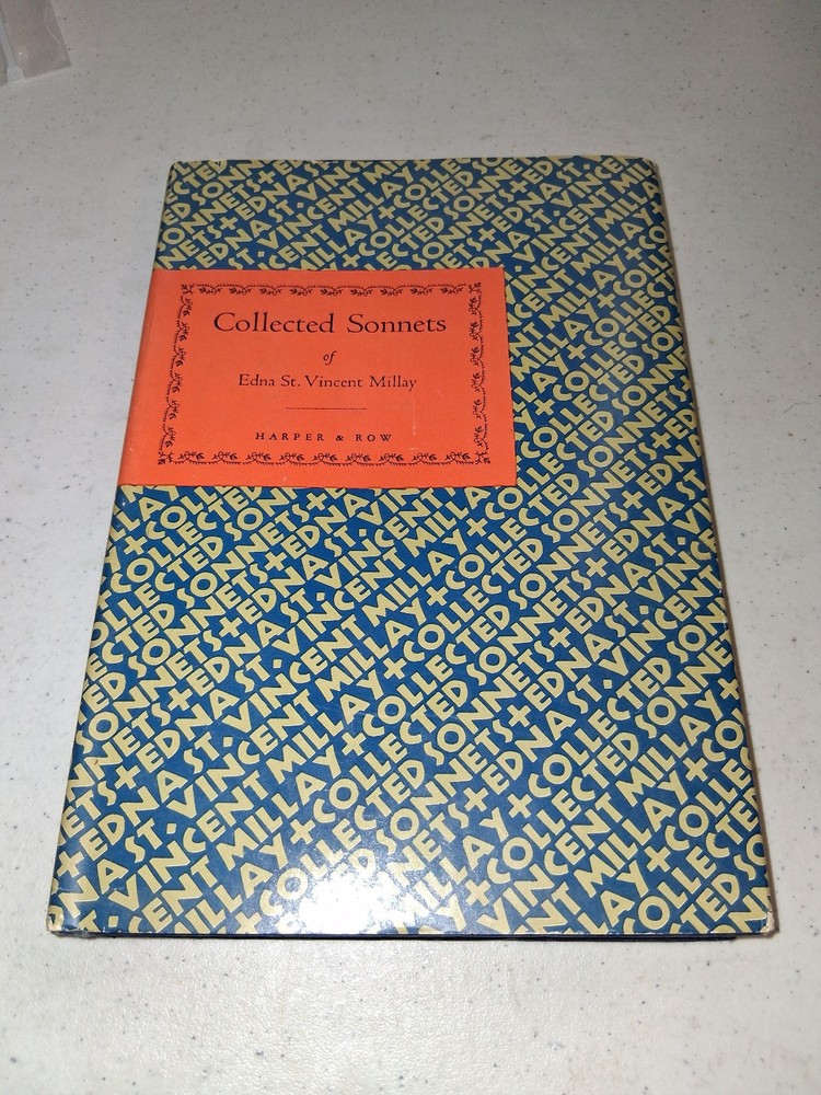 Collected Sonnets of Edna St Vincent Millay – 1941 Harper & Row Hardcover BCE