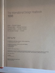 International Design Yearbook 13 – hardcover Sapper, Richard|Horsham, Michae…