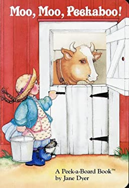 Moo, Moo Peek-a-Boo Board Books Dyer, Jane RH Disney Staff