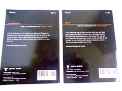 Lot 2 Pocket Canon Bible Series The Gospel According to John & Revelation 1999