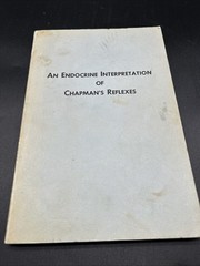 Chapman, Frank: AN ENDOCRINE INTERPRETATION OF CHAPMAN’S REFLEXES 1969 SC Book
