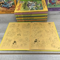 Walt Disney, Fun-To-Read Vol 1-19 Vintage HC, Kids Books.