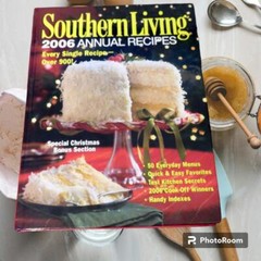 Lot of 3 Southern Living Annual Recipes Cookbooks 2006, 2007 & 2008 Hardback