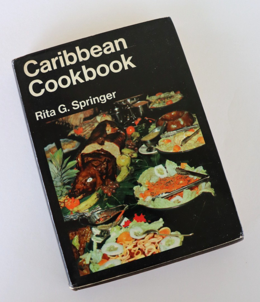 1968 VINTAGE Evans First Edition CARIBBEAN COOKBOOK by RITA G. SPRINGER