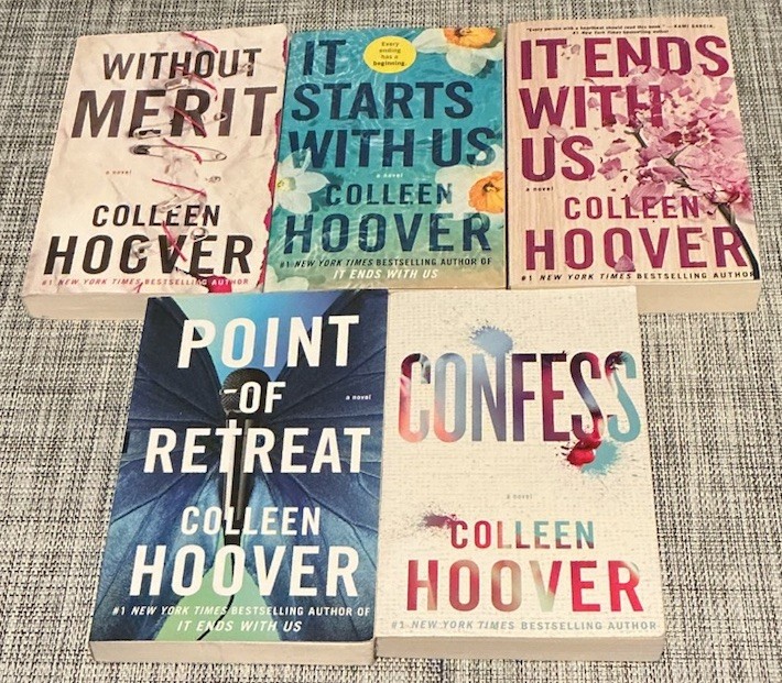 Colleen Hoover Novels Lot of 5 Paperbacks Preowned