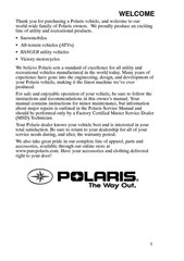 POLARIS Sportsman 500 EFI Owners Manual 2006, – COVERED – XL FOLDOUT PAGES