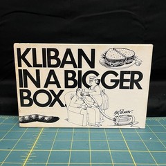 KLIBAN IN A BIGGER BOX 4 Book Set Softcover First Print 1970’s Humor Cartooning