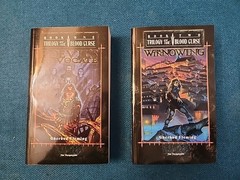 Books 1 + 2 Trilogy Of The Blood Curse by Gherbod Fleming 1st Ed PBs Great Shape