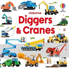 Sam Smith Gabriele Antonini Usborne Book and Jigsaw Diggers and Cranes (Paperbac