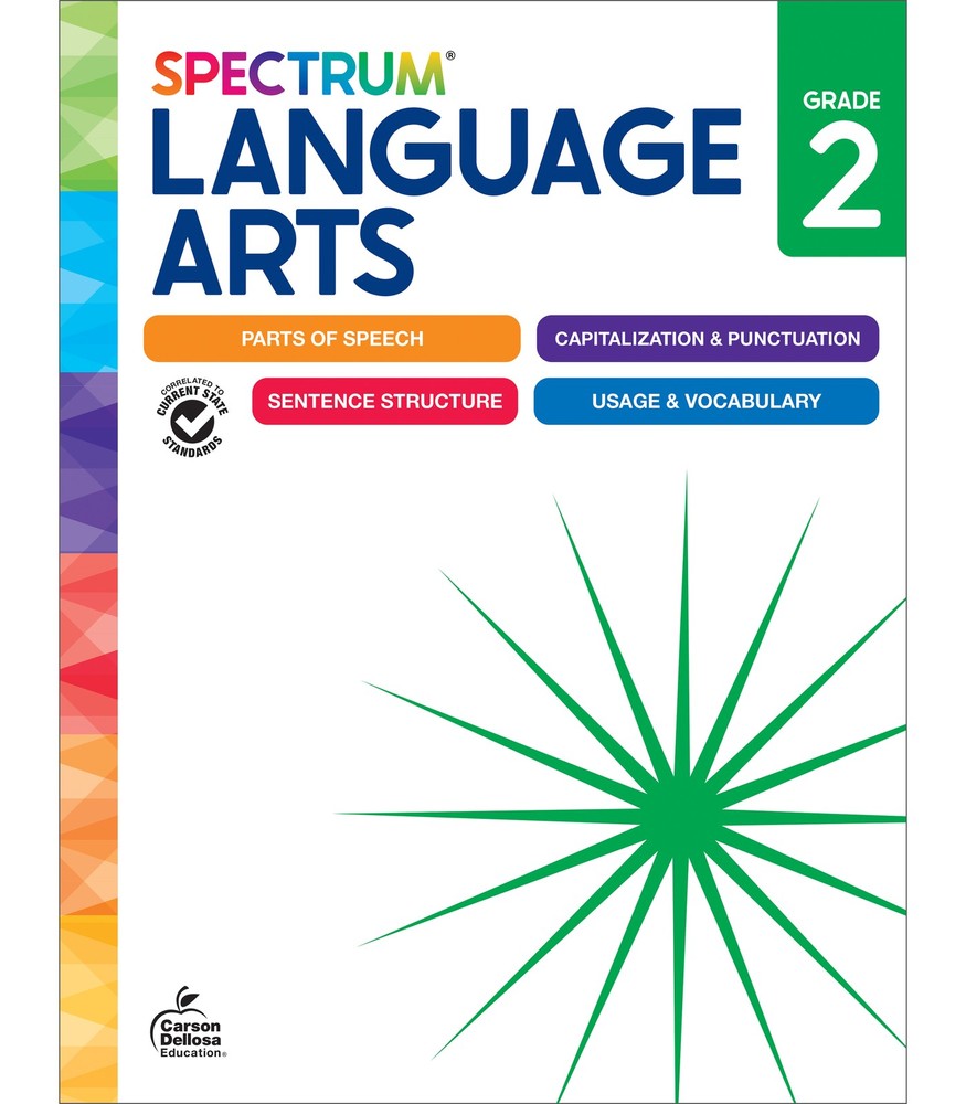 Spectrum Language Arts Workbook Grade 2 (192 pages)
