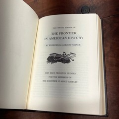 The Frontier in American History Frederick Jackson Turner Special Edition Easton
