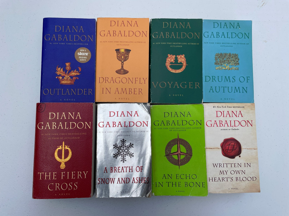 DIANA GABALDON 8 book SET in the OUTLANDER series PaperBack