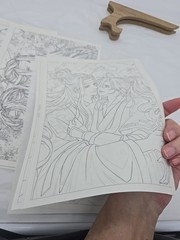 ACG Anime Coloring Book – 24 Loose Pages Color Pencil or Artist Choice SEE PICS