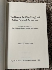 BOATS OF THE GLEN CARRIG collected Fiction William Hope Hodgson vol 1 2nd print