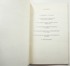 The Turnbull Library Record 5/72 New Zealand History Katherine Mansfield