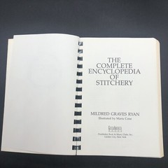 The Complete Encyclopedia of Stitchery Spiral Bound Mildred Graves Ryan 689 Page
