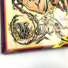 Jungle Tales of Tarzan Edgar Rice Burroughs Burne Hogarth Illustrated Book 1976
