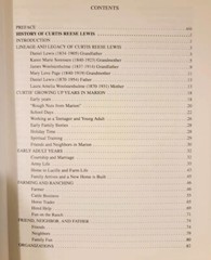 History Of Curtis Reese Lewis and Lucille Williams Lewis Genealogy, Coombs 1998