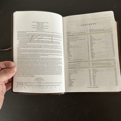 ESV Study Bible Trutone Brown 2016 Edition Gold Pages Bookmark English Standard