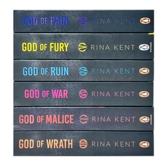 Legacy of Gods Series 6 Books Set by Rina Kent (Malice,Pain,Wrath,Ruin,Fury,War)