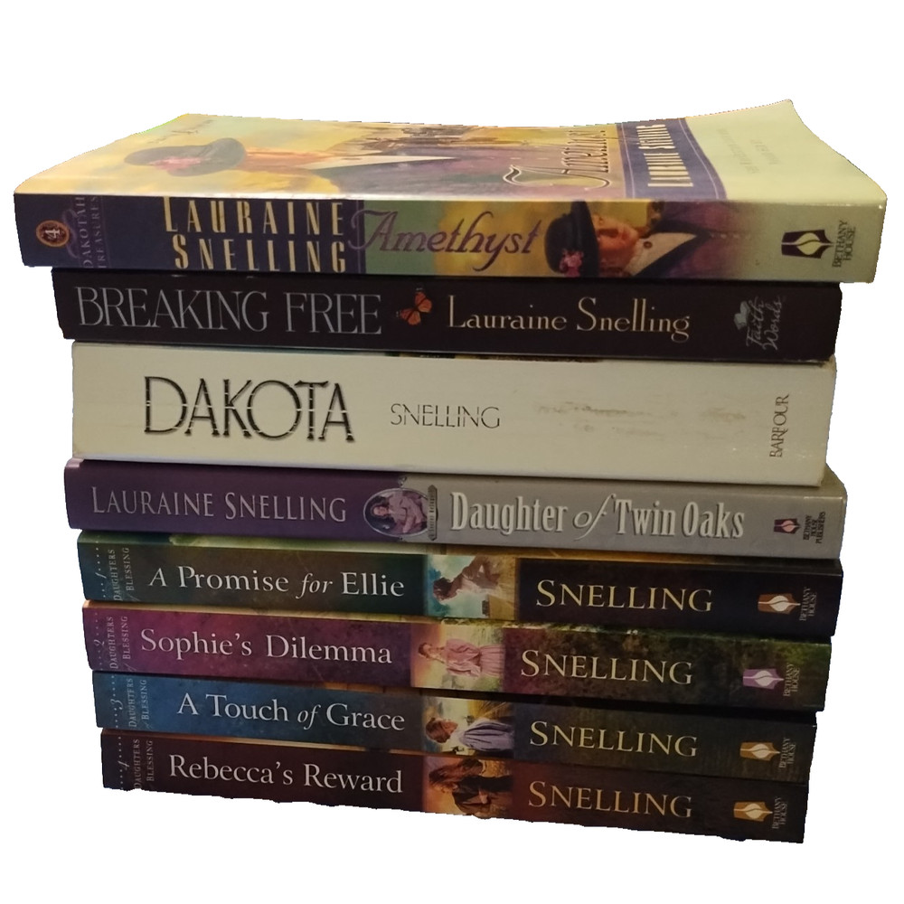 Lauraine Snelling Lot of 8 Christian HIstorical Fiction/Romance Paperbacks