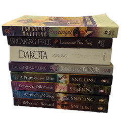 Lauraine Snelling Lot of 8 Christian HIstorical Fiction/Romance Paperbacks