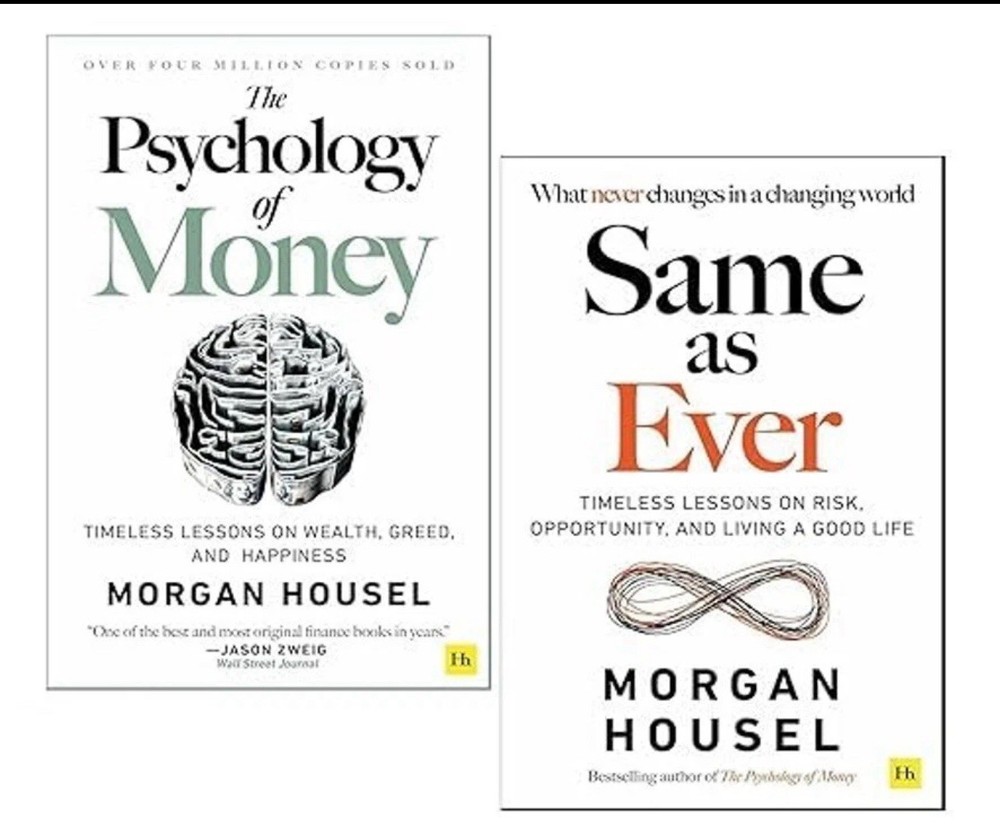 Morgan Housel 2 Books Collection Set Same as Ever, Psychology of Money Paperback