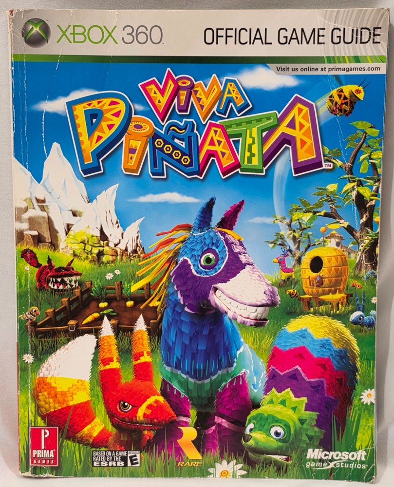 Xbox 360 VIVA PINATA Official Game Guide Prima Strategy Book David Hodgson 2007