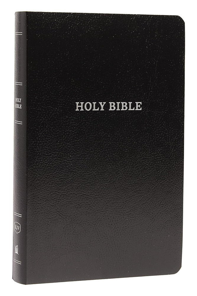 KJV Holy Bible: Black Leather-Look, Red Letter, Comfort Print Edition